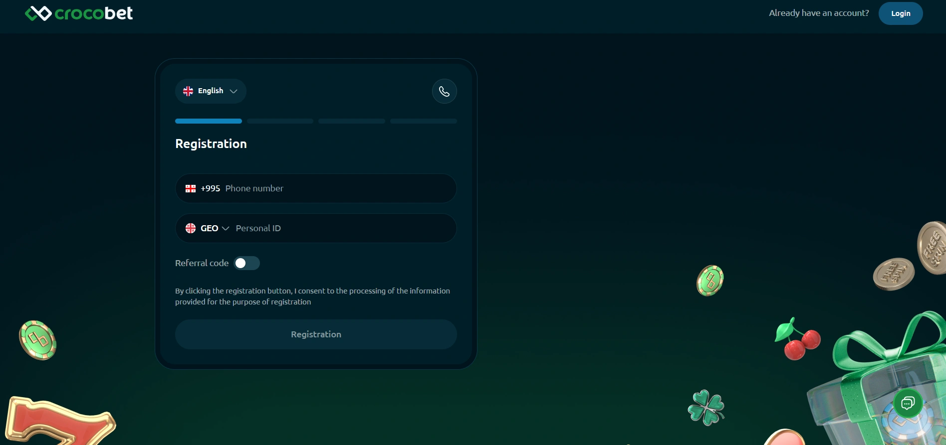 crocobet casino login